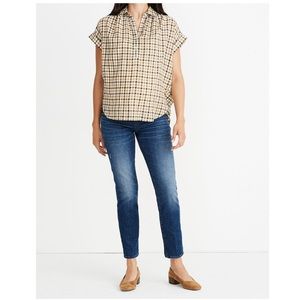 Madewell The Maternity Side-Panel Slim Boyjean: Adjustable Edition, Size 29